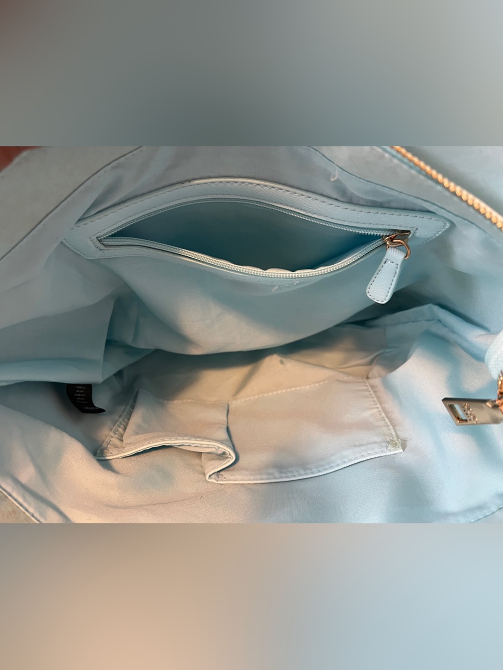 BCBG Paris Baby Blue Satchel - Picture 12 of 15